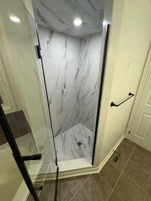 Shower to shower renovation in Keswick, after Canzeno